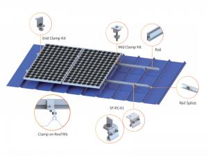 SolFirsTech МЕТАЛЛИЧЕСКОЕ КРЕПЛЕНИЕ ДЛЯ КРЫШИ - УГЛОВЫЕ ЗАЖИМЫ ДЛЯ КРЫШИ