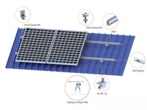 SolFirsTech МЕТАЛЛИЧЕСКОЕ КРЕПЛЕНИЕ ДЛЯ КРЫШИ - ЗАЖИМЫ ДЛЯ КРЫШИ KLIP LOK