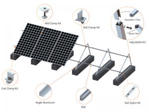 SolFirsTech КРЕПЛЕНИЕ ДЛЯ БЕТОННОЙ КРЫШИ - РЕГУЛИРУЕМЫЙ ТРЕУГОЛЬНИК
