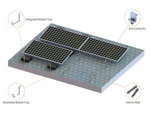 SolFirsTech КРЕПЛЕНИЕ ДЛЯ БЕТОННОЙ КРЫШИ - УНИВЕРСАЛЬНОЕ БАЛЛАСТНОЕ КРЕПЛЕНИЕ ДЛЯ КРЫШИ