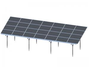 SolFirsTech АЛЮМИНИЕВЫЙ КРОНШТЕЙН ДЛЯ ЗЕМЛИ - ВИНТОВОЙ ФУНДАМЕНТ