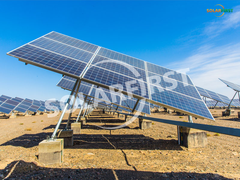 Xinjiang Hami 600KWp наклонный трекер