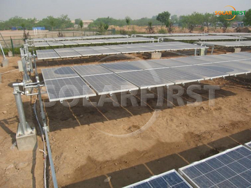 Проект плоского одноосного отслеживания Qinghai 600KW