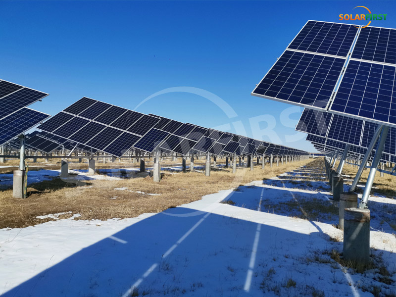Проект наклонного трекера Hebei Zhangbei 25MW