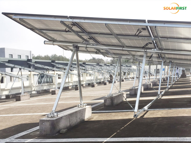 Проект Anhui Huangshan 120KW слежения за наклоном