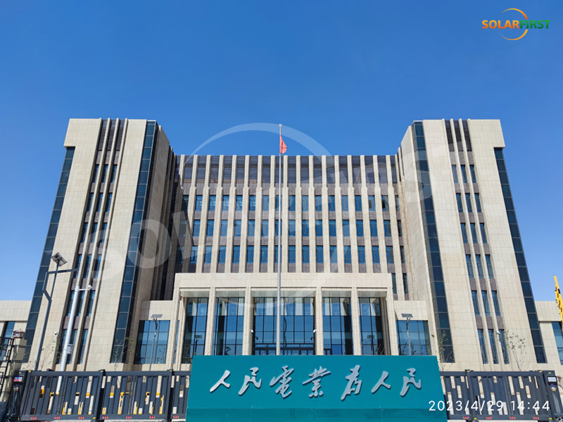 Проект навесной стены Hami Xinjiang 20KWp BIPV